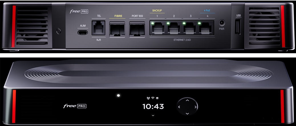 Freebox Pro - Box internet fibre ultra haut débit pour entreprises